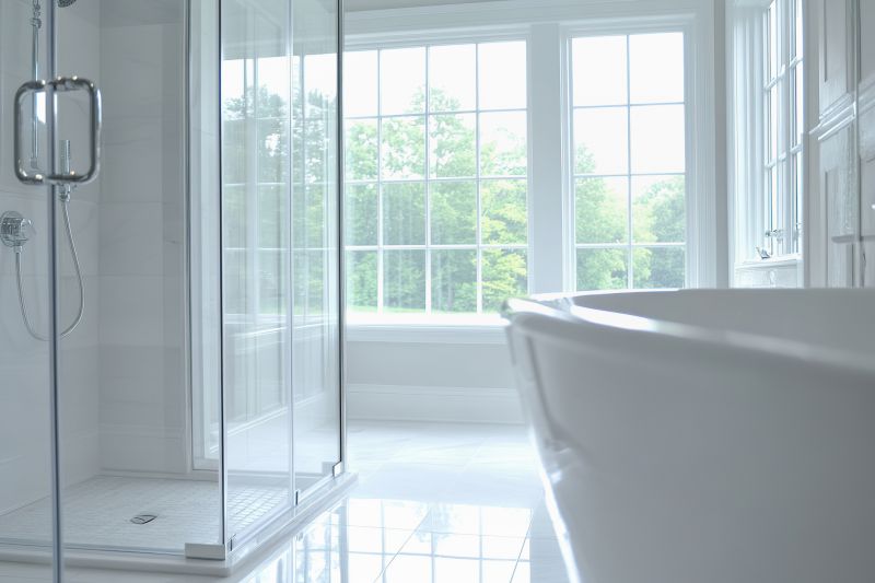 Glass-Panel Bathtub